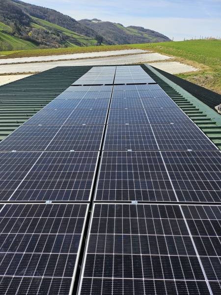 Installation de Panneaux Photovoltaïques sur un Bâtiment Agricole